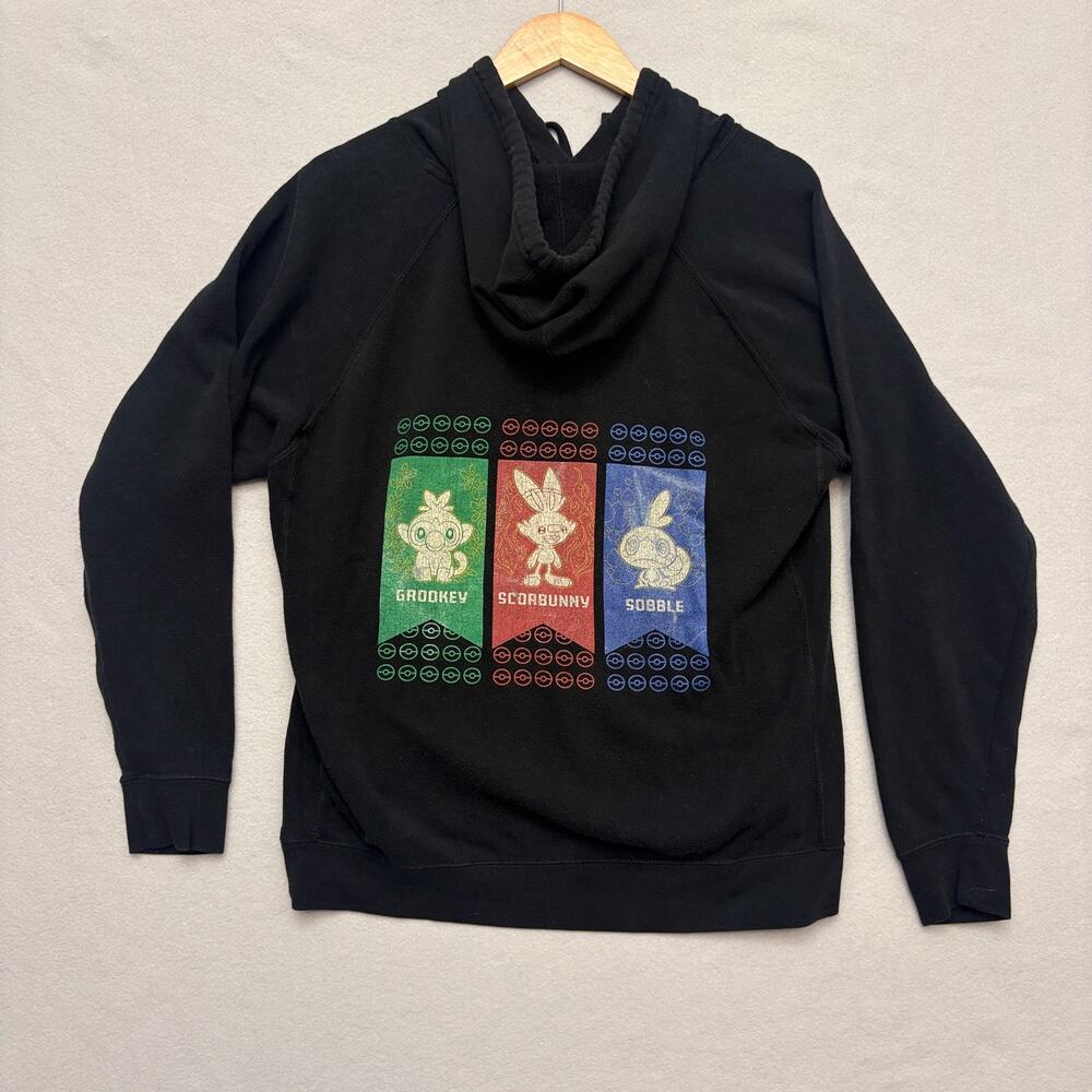 Pokémon Center 2019 Galar Starter Hoodie Black L